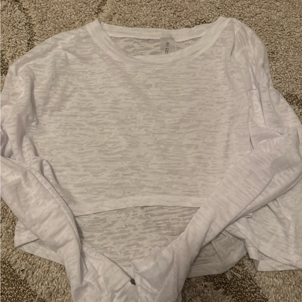 Altar’d State see through white long sleeve